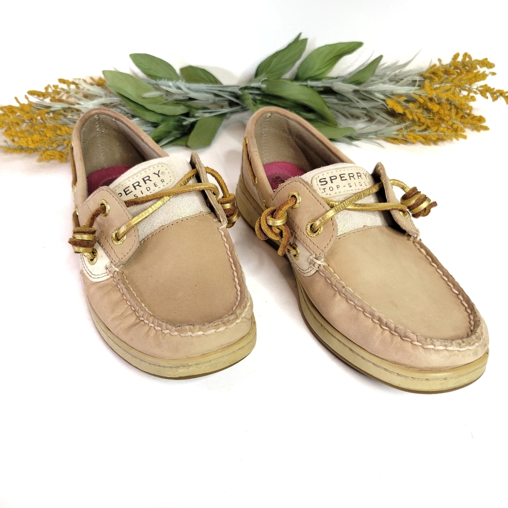 Sperry Tan Top-sider Boat Shoes Size 6